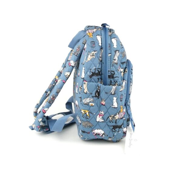 Vera Bradley Cat's Meow Essential Compact Backpack NWT - Picture 4 of 8